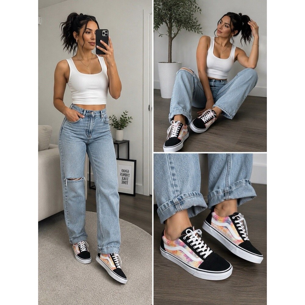 Vans Women Ward The Due  Size  USA 7.5 Fast Shippin